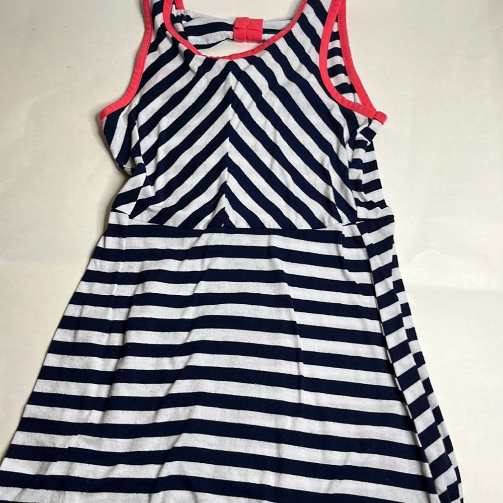 Pink and violet (brand) striped dress size 6x